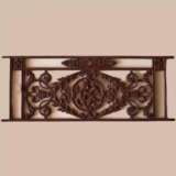 Three cast-iron balcony gratings Gusseisen Empire 20th century - Foto 2