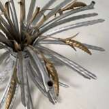 Table de gerbe de ble Coco Chanel Weizentisch Table basse des annees 1960 Metal glass 20th century - photo 5