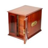 Coffret en bois pour monnaies et medailles du 19&egrave;me si&egrave;cle. Os 19th century - photo 2