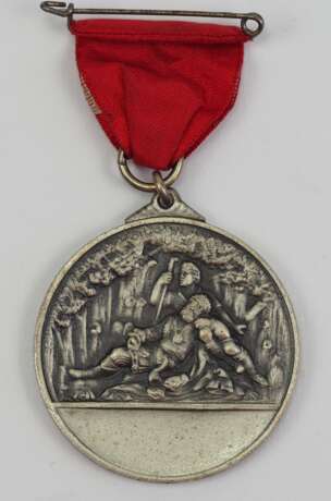 Bahnschutz: Medaille auf das Wettschießen in Stuttgart im September 1937. - фото 2