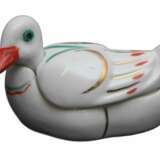 Ustensile &agrave; moutarde en porcelaine Canard Porcelaine Early 20th century - photo 3