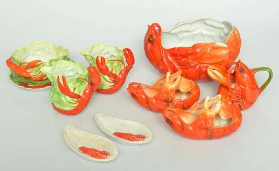 8 porcelain ROYAL BAYREUTH (Germany) dishes + 2 porcelain bowls (Germany) Porcelain Early 20th century - photo 13
