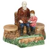 Faience inkwell Porcelain At the turn of 19th -20th century - photo 1