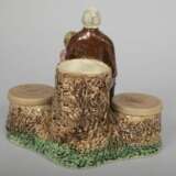 Faience inkwell Porcelain At the turn of 19th -20th century - photo 4