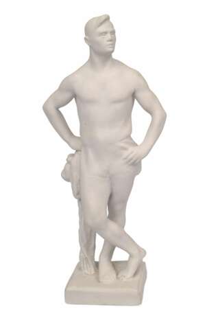 Бисквитная фигурка Боксер Biscuit (porcelain) Mid-20th century г. - фото 1