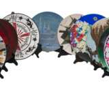 A collection of 13 painted plates by famous Russian painters Porcelain At the turn of 19th -20th century - photo 1