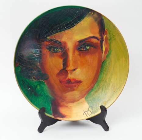 A collection of 13 painted plates by famous Russian painters Porcelain At the turn of 19th -20th century - photo 22