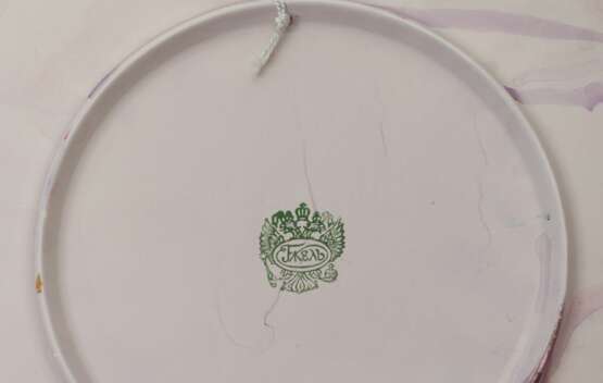 A collection of 13 painted plates by famous Russian painters Porcelain At the turn of 19th -20th century - photo 25