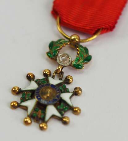 Frankreich: Orden der Ehrenlegion, 9. Modell (1870-1951), Miniatur. - Foto 2
