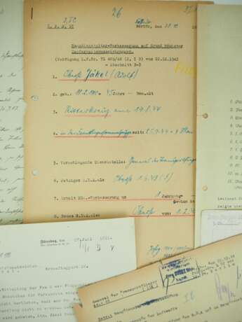 Urkunden aus dem Nachlass des Oberst Adolf Jäkel - Ritterkreuz am 19.8.1944. - Foto 2