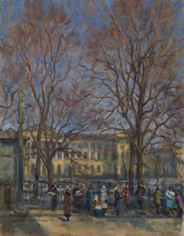 OSMERKIN, ALEXANDER (1892-1953) View of the Russian Museum from the Europe Hotel - Foto 1