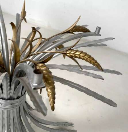 Пара журнальных столиков Coco Chanel Wheat Sheaf Table. 1960-х годов. Metal glass 20th century г. - фото 3