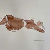 Serhiy Reznichenko Watercolor Nude Sketch 21st Century Paper 21th century - photo 1