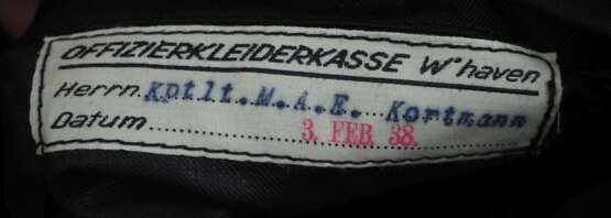Kriegsmarine: Messejacke eines Kapitänleutnant M.A.E. - Foto 2