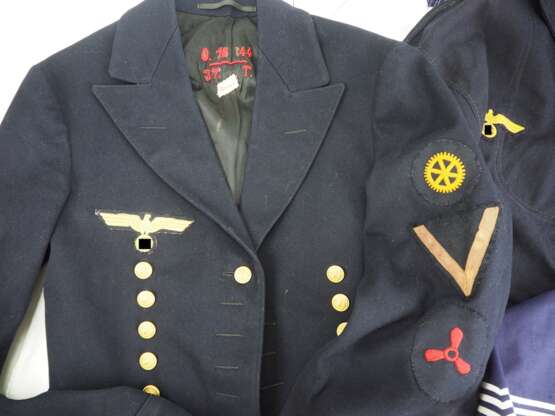 Kriegsmarine: Lot Uniformteile. - Foto 2