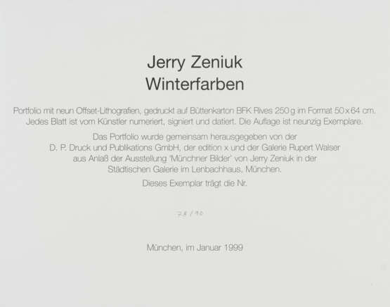 Jerry Zeniuk. Winterfarben - photo 9