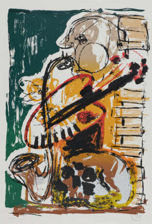 Markus Lüpertz. Untitled (Saxophonist) - photo 1