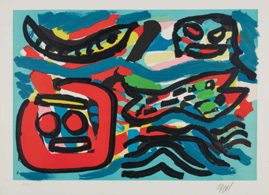 Karel Appel. From: Après-Midi d`un Singe sur la Place de l´Ecole - photo 1