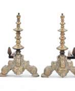 Overview. Pair of fireplace heating elements. France 19th century. 