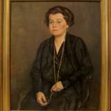 Portrait de femme noble par Benjamin A. Strasser (Autrichien 1888-1955) oil painting realism Early 20th century - photo 1