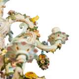 Delightful porcelain chandelier Meissen 1790 from the residence of King Alfonso XIII in Biarritz. Porcelain Hand Painted Rococo 18th century - photo 4