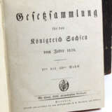 Gesetzsammlung für das Königreich Sachsen 1829/30 unter anderem - Foto 2