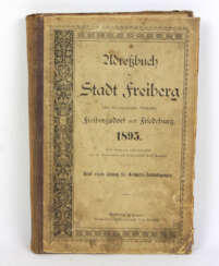 Adressbuch der Stadt Freiberg