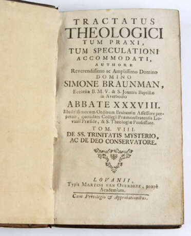 Theologische Abhandlung um 1800 - photo 1