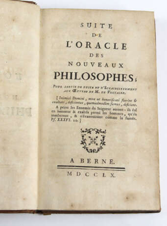 Neue Philosophie, von 1760 - photo 1