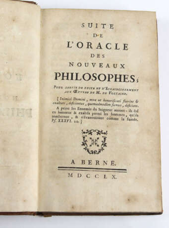 Neue Philosophie, von 1760 - Foto 1