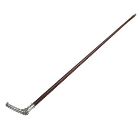 Walking cane with a silver handle. Silver 84 At the turn of 19th -20th century - photo 3