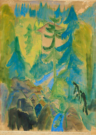 Fritz Schaefler. Waldszene - photo 1