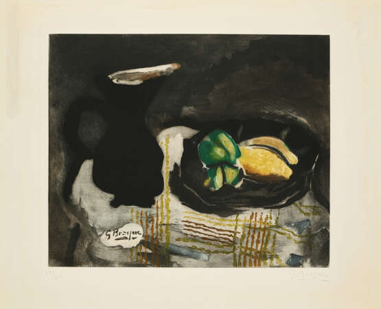 Georges Braque. Pichet Noir et Citrons - фото 1