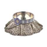 Свадебная солонка на каравай Павла Овчинникова. Москва. 1874 г. Silver 84 Cloisonné enamel Neo-Russian 19th century г. - фото 4