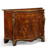A GEORGE III YEW-WOOD, PADOUK AND MARQUETRY COMMODE - фото 14