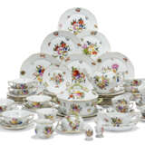 A HEREND PORCELAIN 'FRUITS AND FLOWERS' PATTERN PART TABLE-SERVICE - photo 1