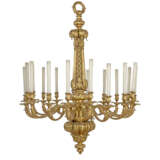 AN ENGLISH ORMOLU EIGHTEEN-LIGHT CHANDELIER - Foto 1