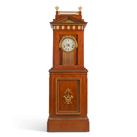 A GERMAN ORMOLU-MOUNTED AND BRASS-INLAID MAHOGANY STRIKING MUSICAL ORGAN CLOCK WITH DULCIMER - photo 1
