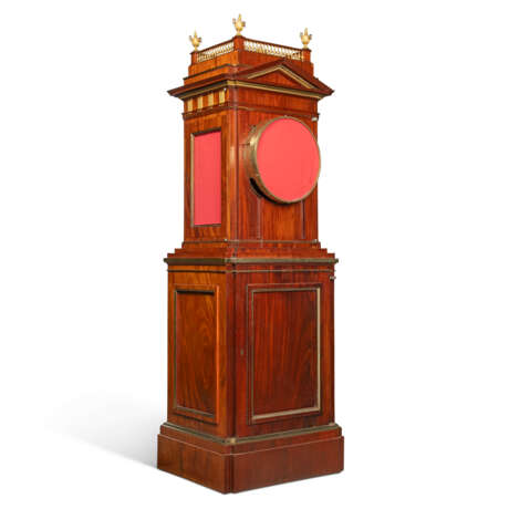 A GERMAN ORMOLU-MOUNTED AND BRASS-INLAID MAHOGANY STRIKING MUSICAL ORGAN CLOCK WITH DULCIMER - photo 2