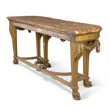 A FRENCH GILTWOOD CONSOLE TABLE - photo 4