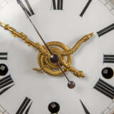 A GERMAN ORMOLU-MOUNTED AND BRASS-INLAID MAHOGANY STRIKING MUSICAL ORGAN CLOCK WITH DULCIMER - photo 4