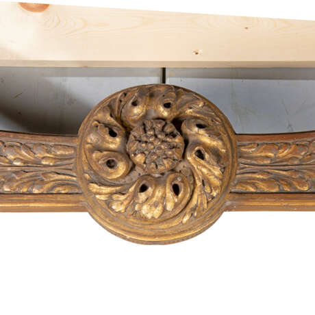 A FRENCH GILTWOOD CONSOLE TABLE - photo 8