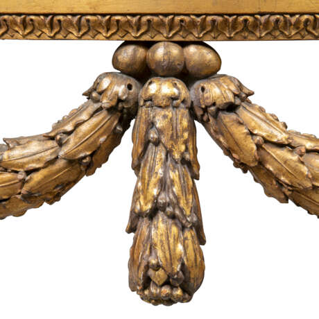 A FRENCH GILTWOOD CONSOLE TABLE - photo 9