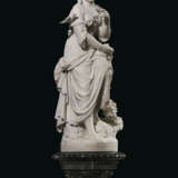 A WHITE MARBLE FIGURE OF ALLEGORY OF SPRING - photo 2