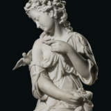 A WHITE MARBLE FIGURE OF ALLEGORY OF SPRING - photo 3