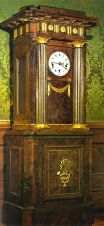 A GERMAN ORMOLU-MOUNTED AND BRASS-INLAID MAHOGANY STRIKING MUSICAL ORGAN CLOCK WITH DULCIMER - photo 13