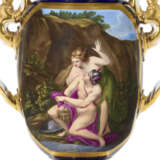 A PAIR OF SPODE PORCELAIN COBALT BLUE-GROUND NEO-CLASSICAL VASES - photo 3