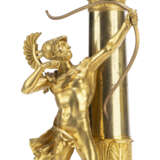 A PAIR OF LARGE EMPIRE ORMOLU SEVEN-LIGHT CANDELABRA - Foto 4
