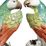 A PAIR OF MEISSEN PORCELAIN LARGE MODELS OF PARROTS - photo 2
