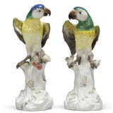 A PAIR OF MEISSEN PORCELAIN LARGE MODELS OF PARROTS - photo 6